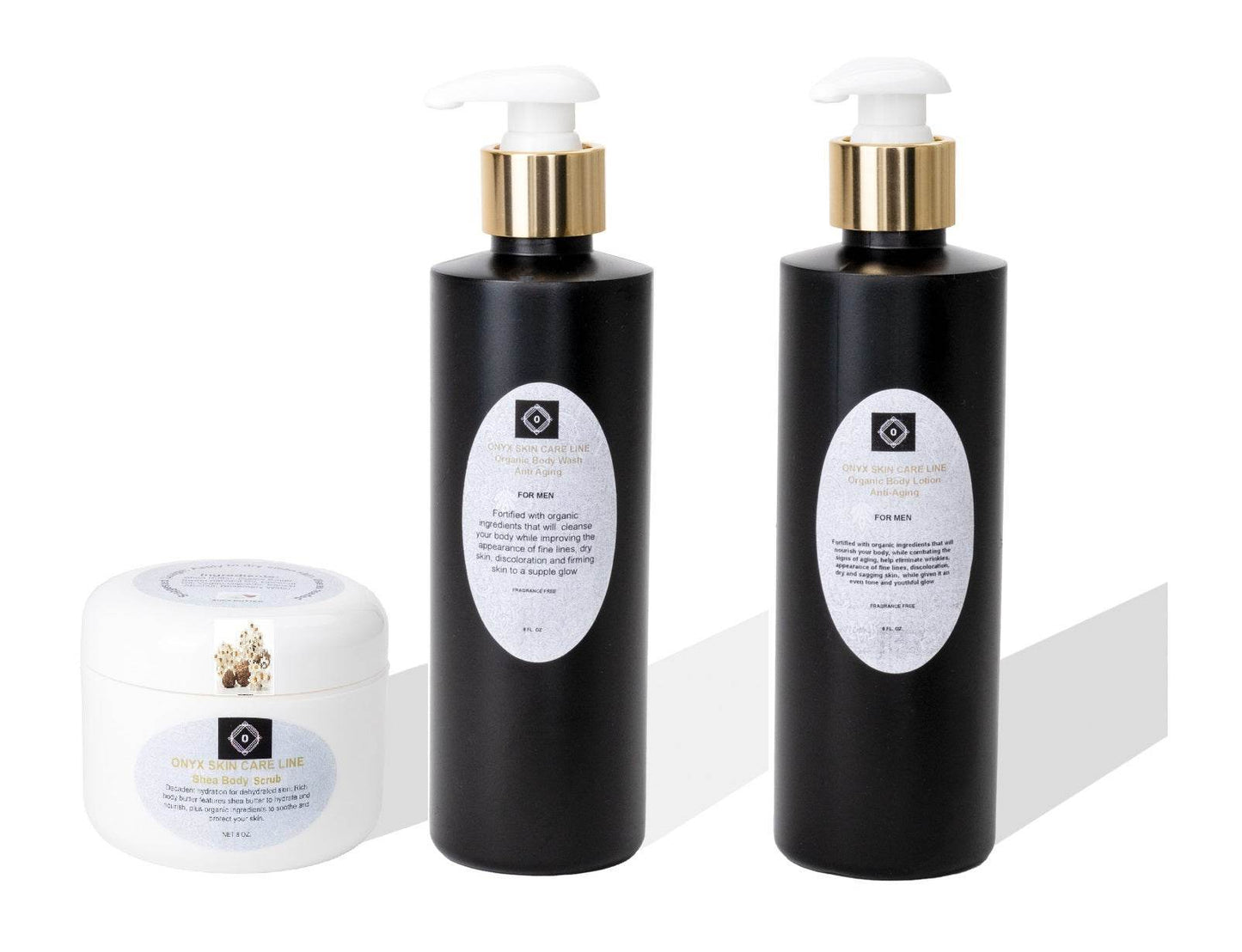 Organic Three Step Anti Aging Body Care System Fragrance Free - For