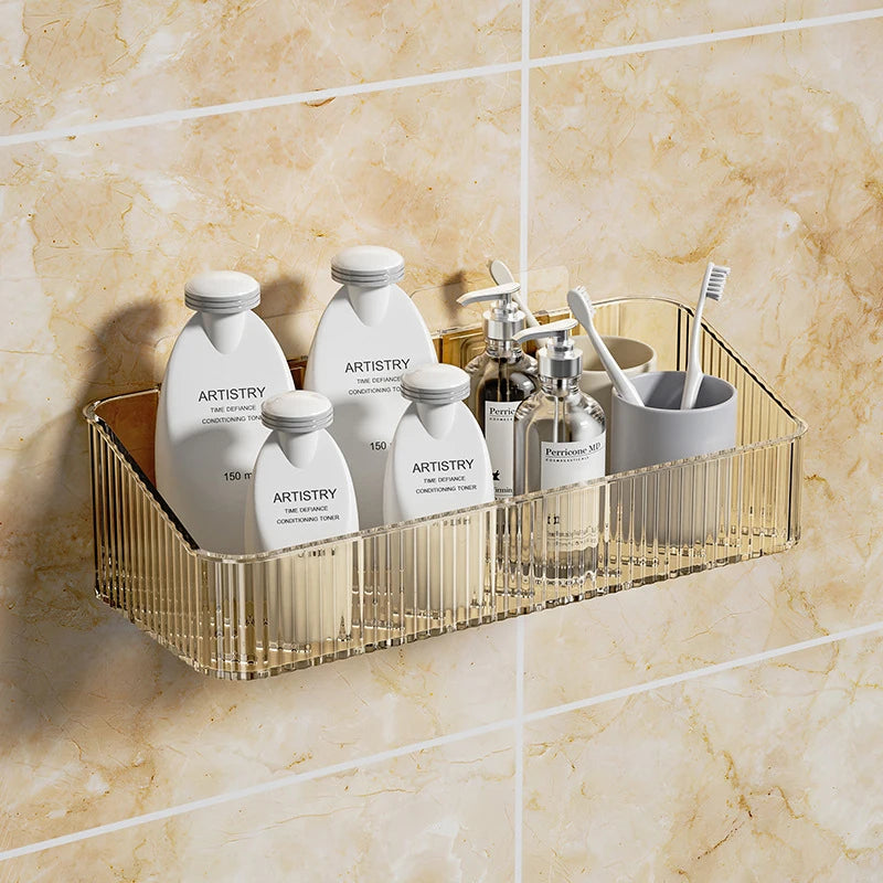 Wall Mounted Cosmetics Storage Rack