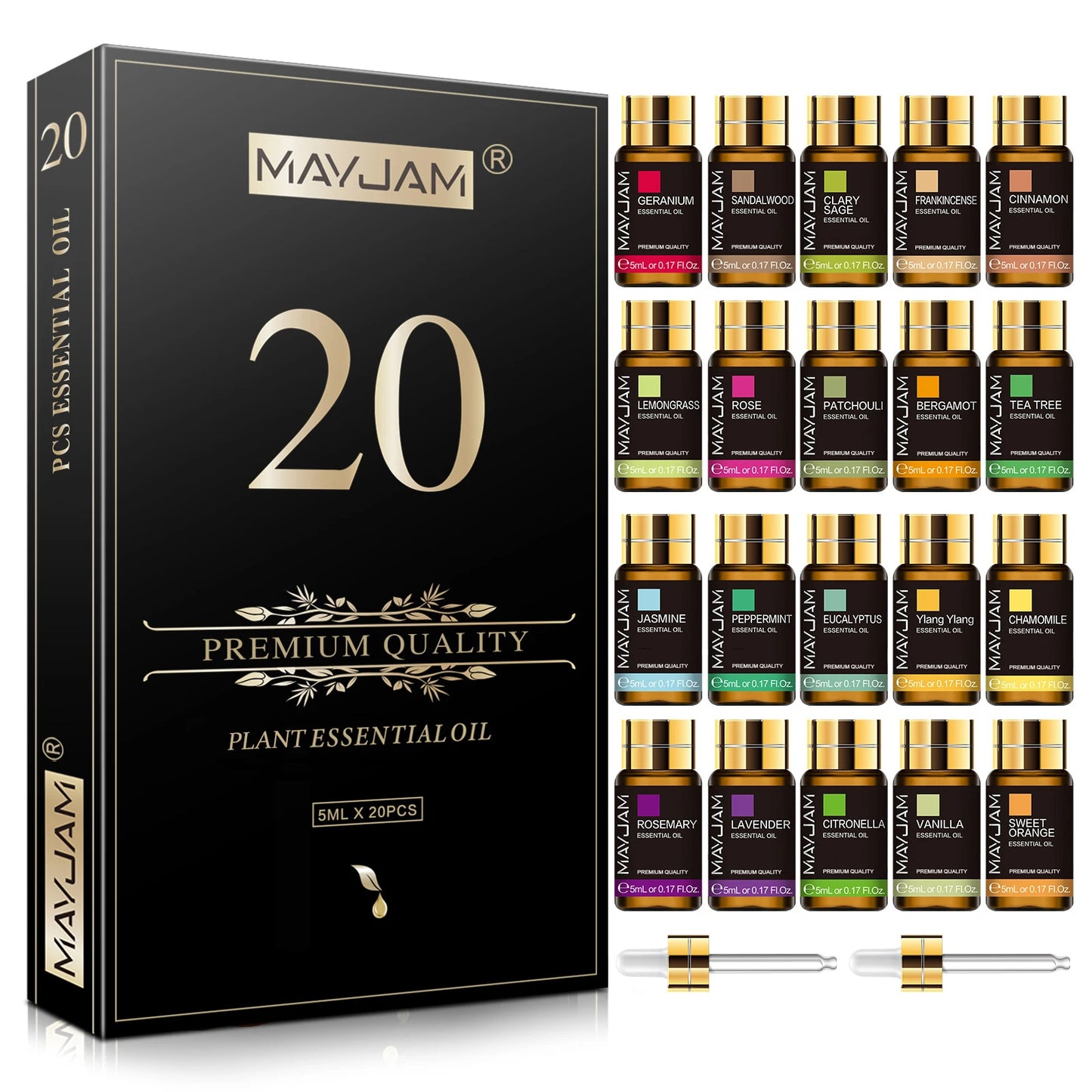 20 Bottles Essential Oils Kit
