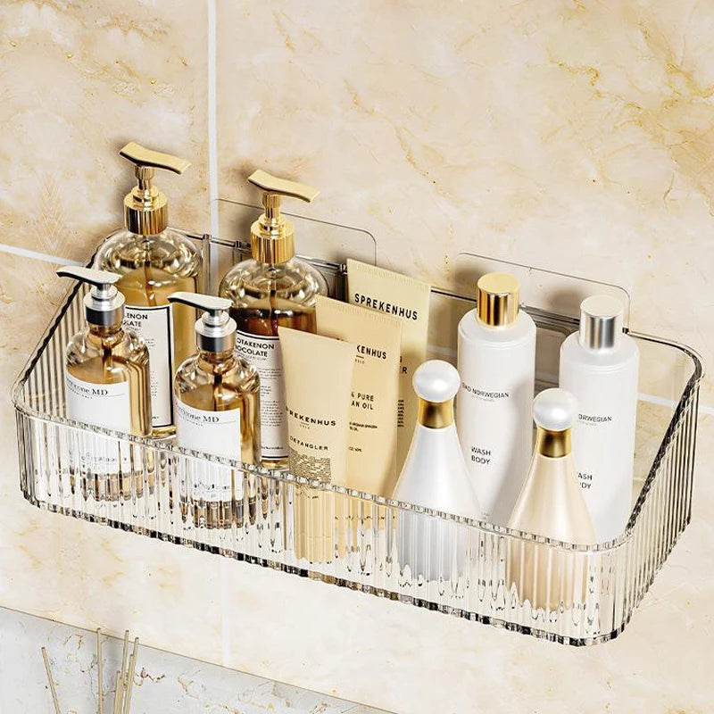 Wall Mounted Cosmetics Storage Rack